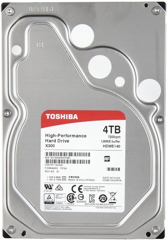 Toshiba X300 Performance 4TB, HDWE140EZSTA