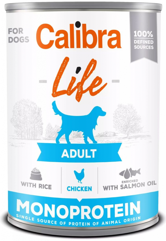 Calibra Dog Life.Adult Chicken with rice 400 g
