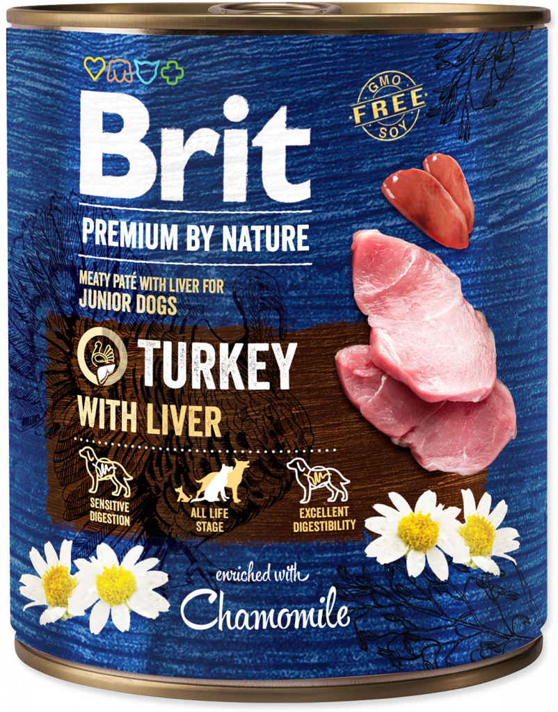 Brit Premium by Nature Turkey with Liver 0,8 kg