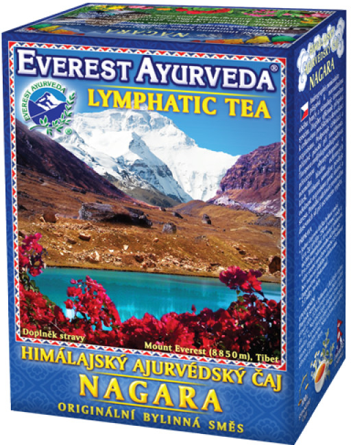 Everest Ayurveda NAGARA himalájský bylinný čaj k regeneraci lymfatického systému mízních uzlin a cév 100 g