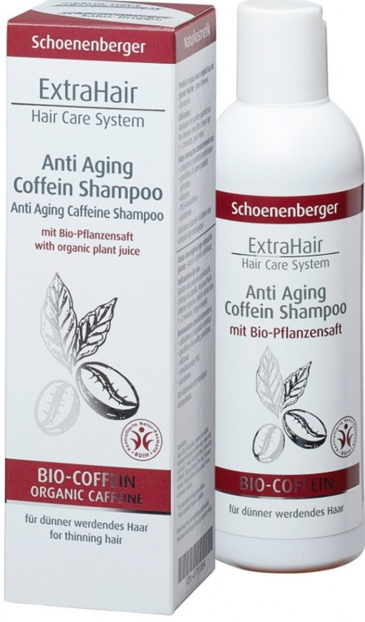 Schoenenberger Extrahair Anti-Aging Kofein přírodní šampón BIO 200 ml