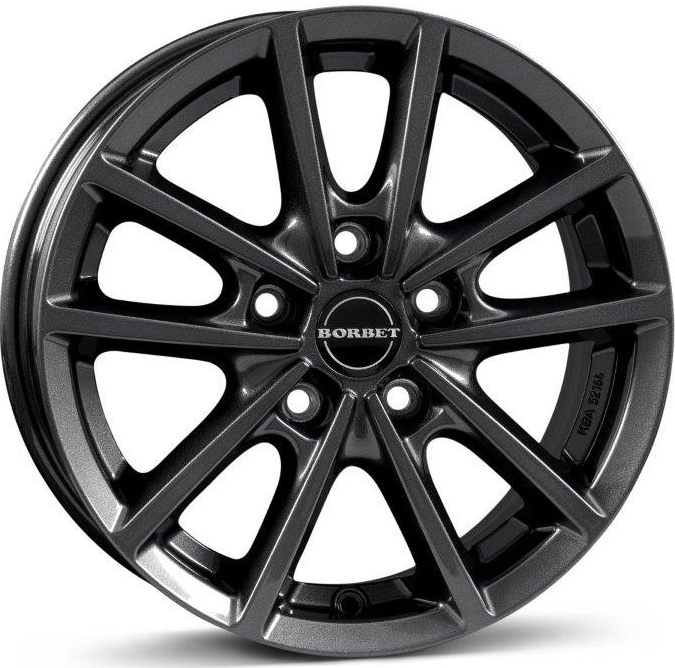 Borbet W 6,5x16 5x112 ET48 anthracite