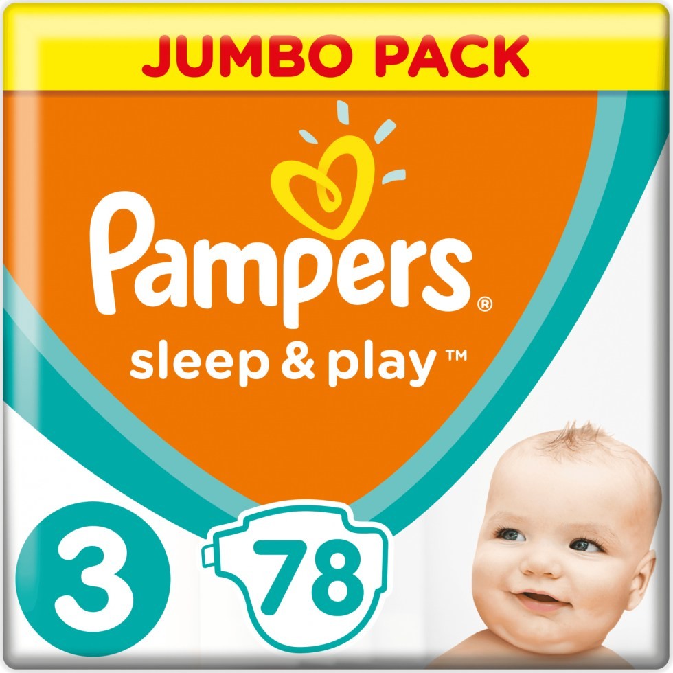 Pampers Sleep&Play 3 78 ks