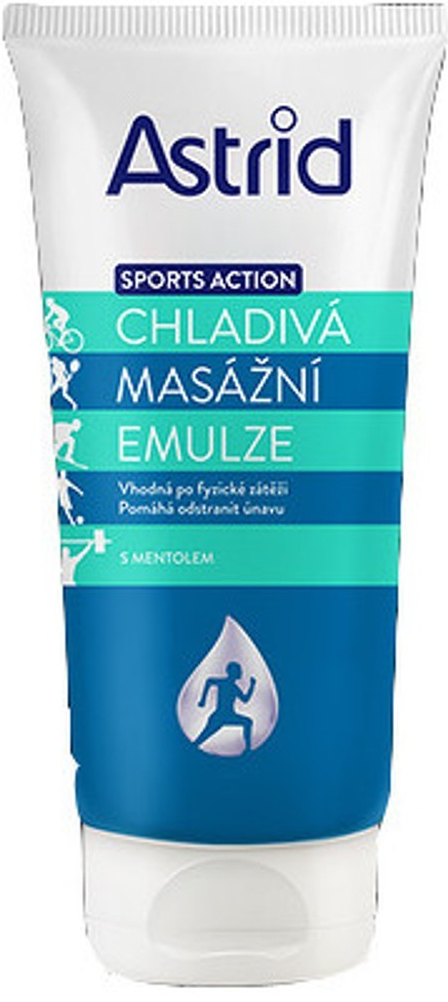 Astrid Chladivá masážní emulze s mentolem 200 ml