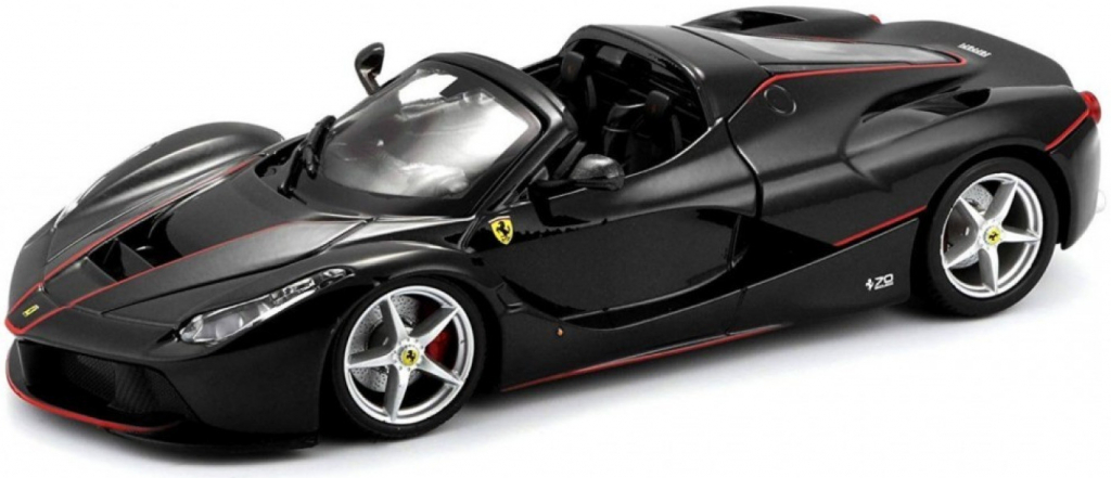 Bburago Ferrari LaFerrari Aperta metalíza BB18 26022B černá 1:24