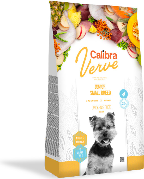 Calibra Dog Verve GF Junior Small Chicken&Duck 1,2 kg