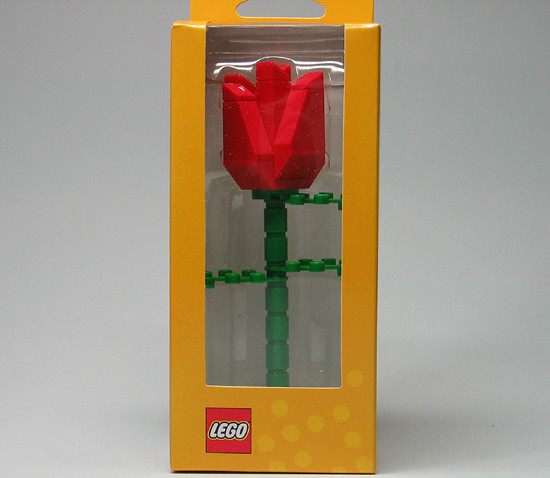 LEGO® 852786 Red Rose Glued