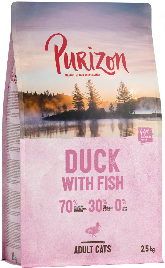 Purizon Adult kachna & ryba bezobilné 2,5 kg