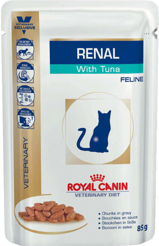 Royal Canin Veterinary Diet Cat Renal with Fish Feline 48 x 85 g