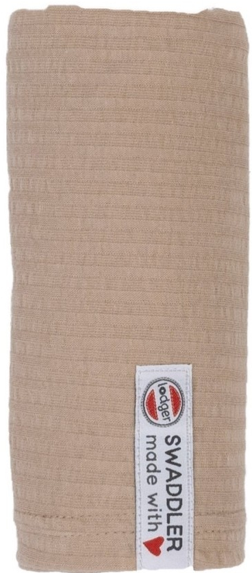 Lodger Swaddler Seersucker 120 x 120 cm Beige