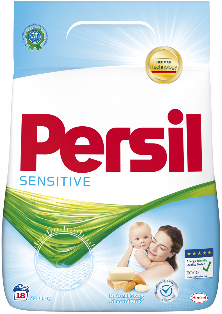 Persil Sensitive prací prášek pro citlivou pokožku 18 PD 1,17 kg