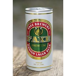 FAXE premium - dánske pivo 1l plechovka