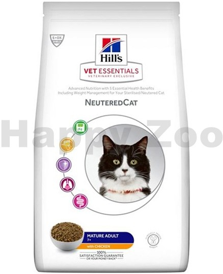 Hill\'s VetEssentials Feline Mature Adult NeuteredCat Chicken 1,5 kg