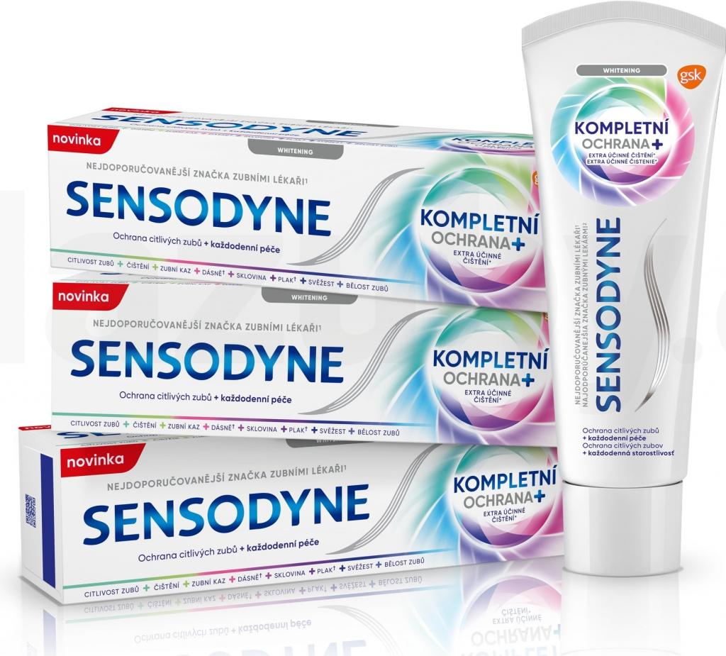 Sensodyne Complete Protection Whitening 3 x 75 ml