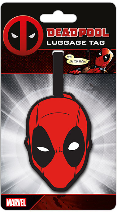 Visačka na zavazadlo Marvel|Deadpool: Head BD