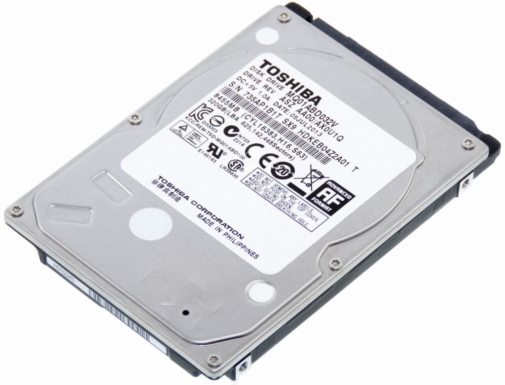 Toshiba 320GB, MQ01ABD032