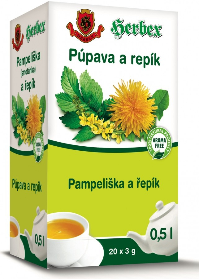 Herbex Pampeliška a řepík 20 x 3 g