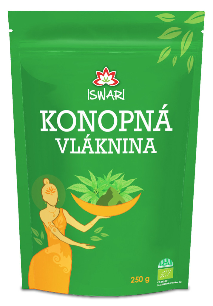 Iswari Konopná vláknina 60% Bio 250 g