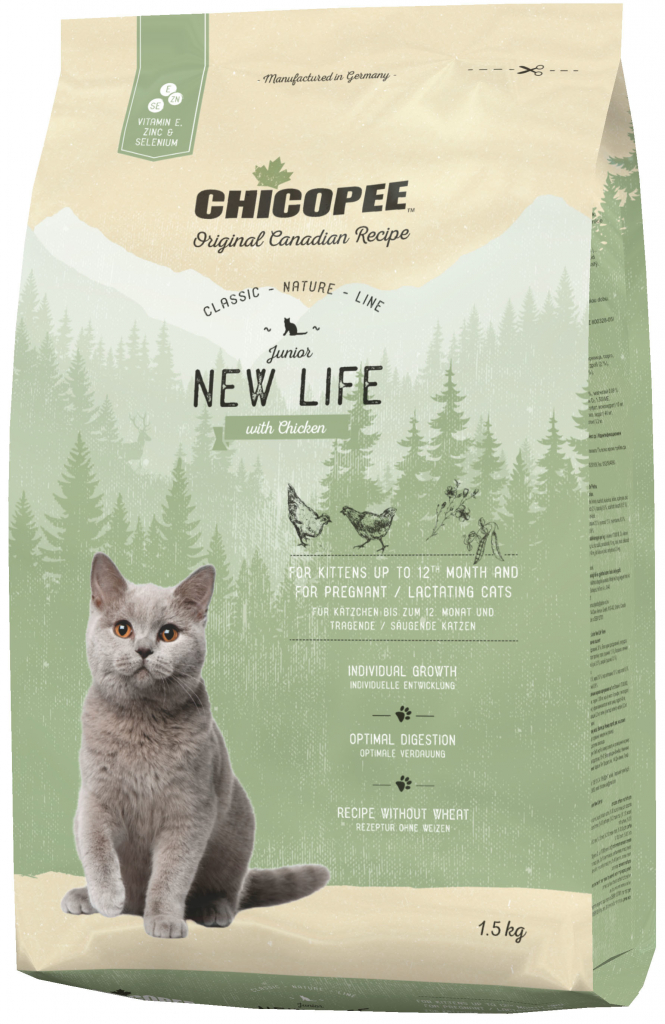 Chicopee CNL CAT JUNIOR New Life Chicken 1,5 kg
