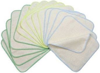 Avo&Cado Flannel Cotton Wipes GREEN