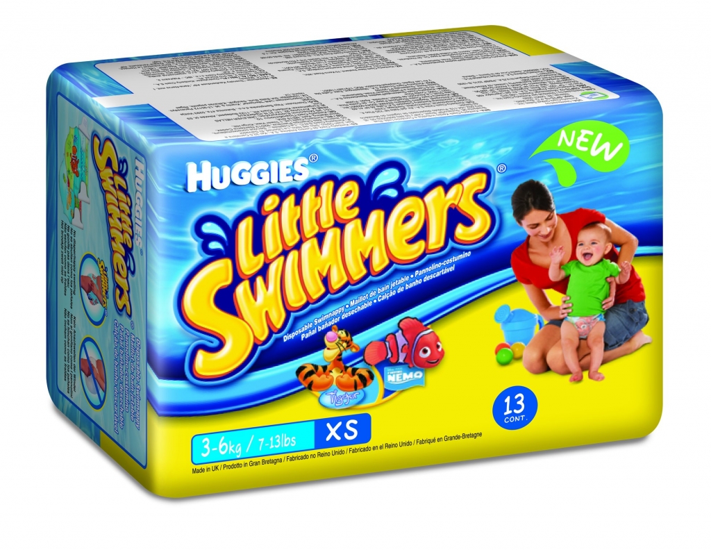 Huggies little swimmers XS 3-6 kg 13 ks