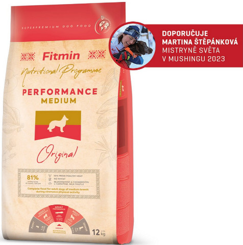 Fitmin dog medium performance 3 x 12 kg