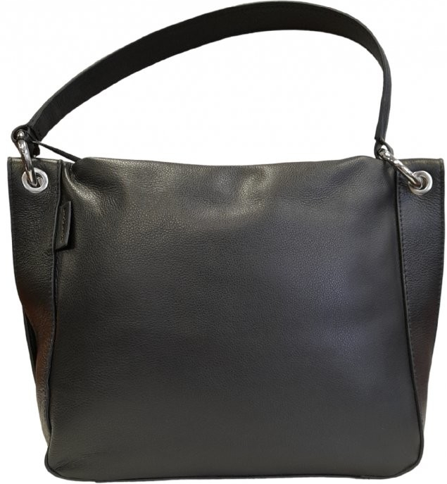 Gianni Conti menší dámská kabelka z měkké kůže černá 4393621 black