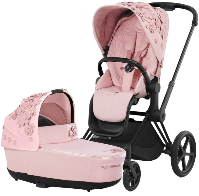 CYBEX Rám Priam 4.0 Seat Pack Lux Carry Cot Simply Flowers Pale Blush 2023