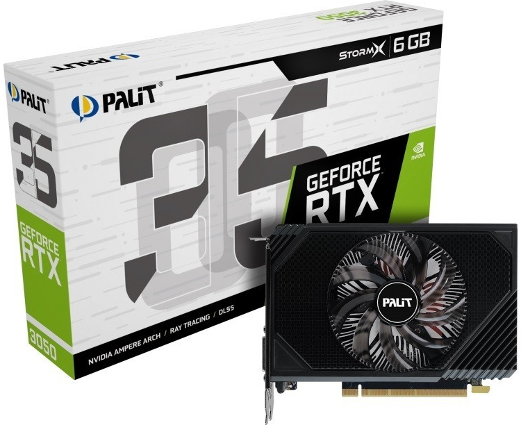 Palit GeForce RTX 3050 StormX 6GB GDDR6 NE63050018JE-1070F