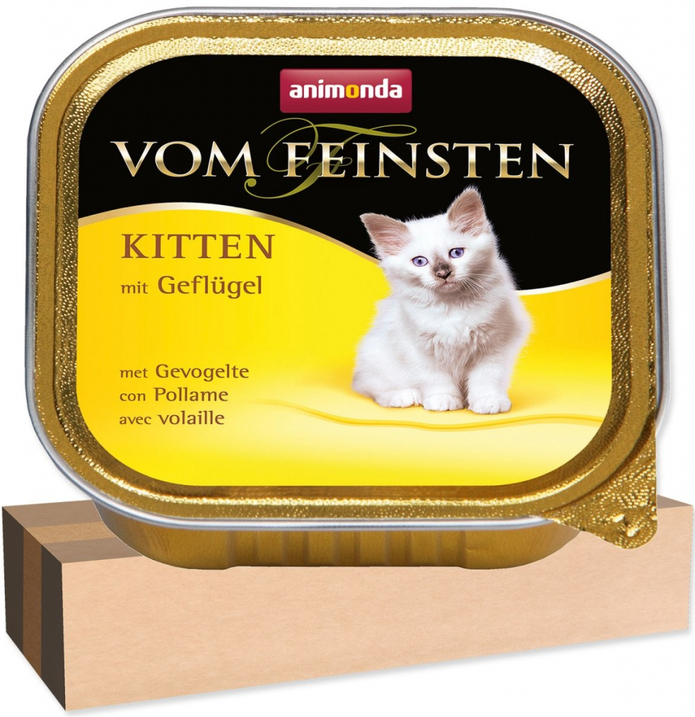 Vom Feinsten Kitten drůbeží 32 x 100 g