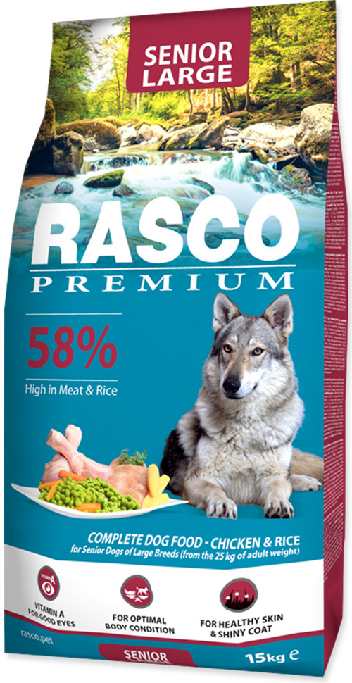 Rasco Premium Dog Senior Large 2 x 15 kg