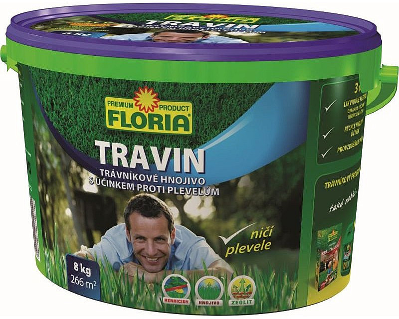 AGRO TRAVIN granulovaný, Král trávníků 8 kg