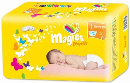 MAGICS Easysoft Newborn 2-5 kg 42 ks