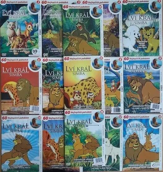 Velká kolekce Lví Král Simba DVD