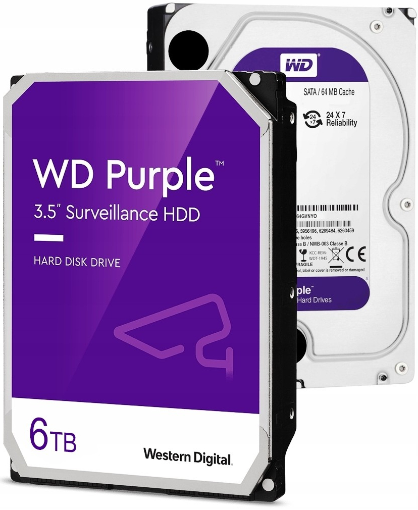 WD Purple 6TB, WD63PURZ