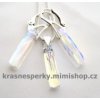 Swarovski elements column, crystal AB