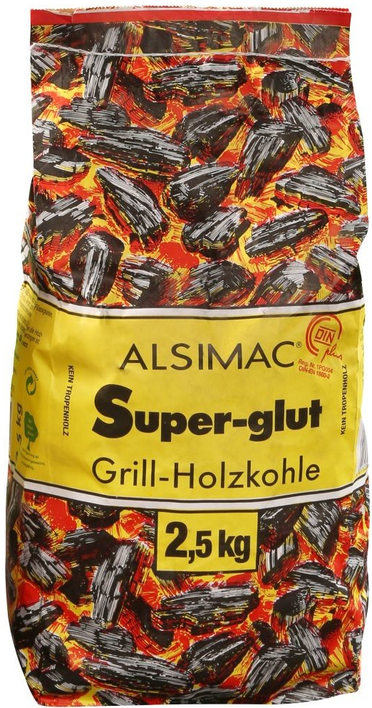 Alsimac Dřevěné uhlí 2,5 kg