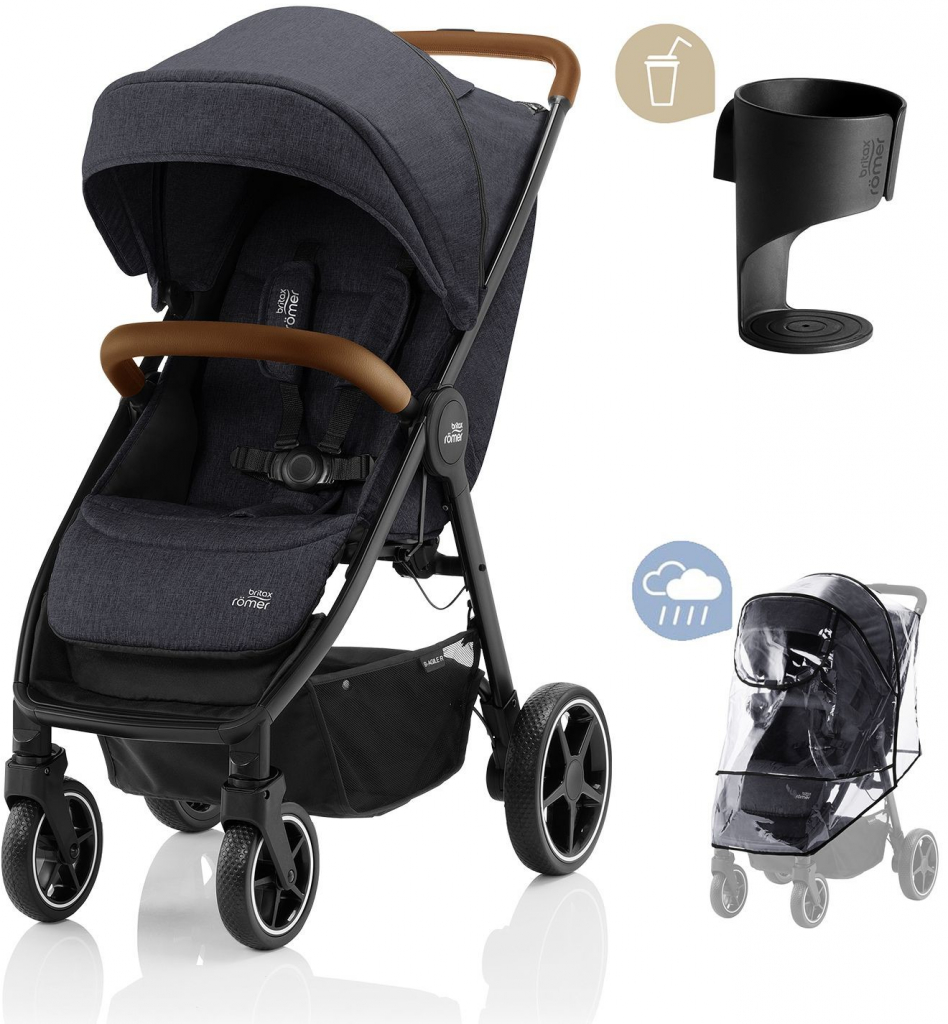 Britax B-Agile R Black Shadow/Brown 2022