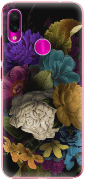Pouzdro iSaprio Temné Květy Xiaomi Redmi Note 7