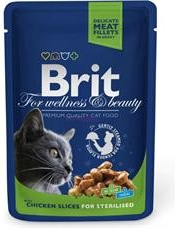 Brit Premium Cat Chicken Slices for Steril 5 x 100 g