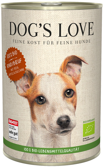Dog\'s Love 100% BIO Organic Hovězí 400 g