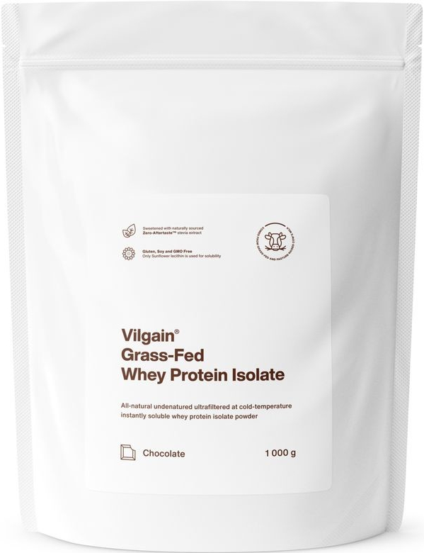 Vilgain Grass-Fed Whey Protein Isolate 1000 g