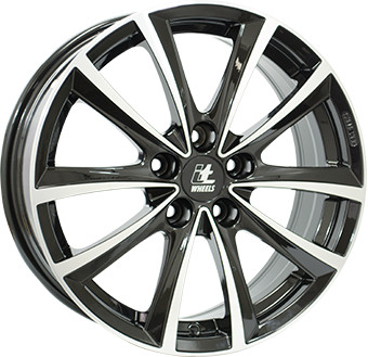 itWheels ELENA 7,5x17 5x108 ET50 gloss black polished