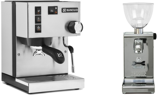 Set Rancilio Silvia E + Ascaso i-steel