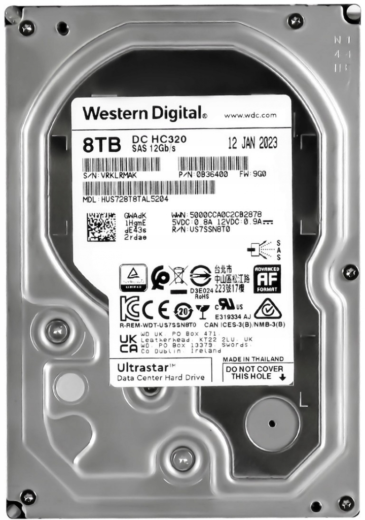 WD Ultrastar 8TB, 3.5\