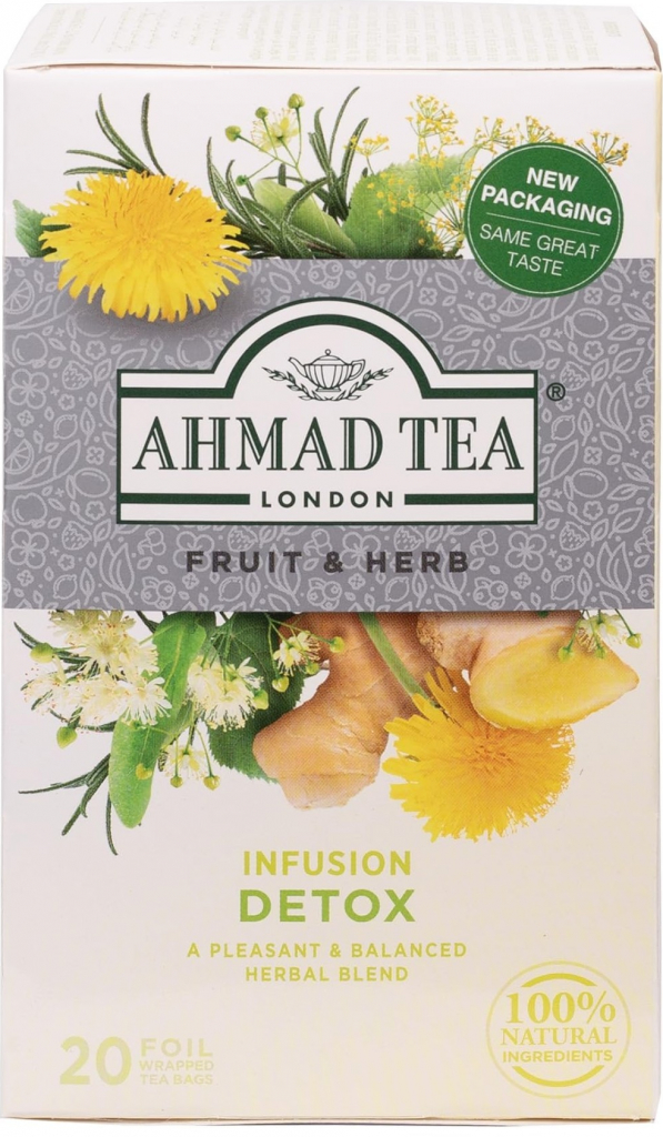 Ahmad Tea bylinný čaj detox 20 x 2 g