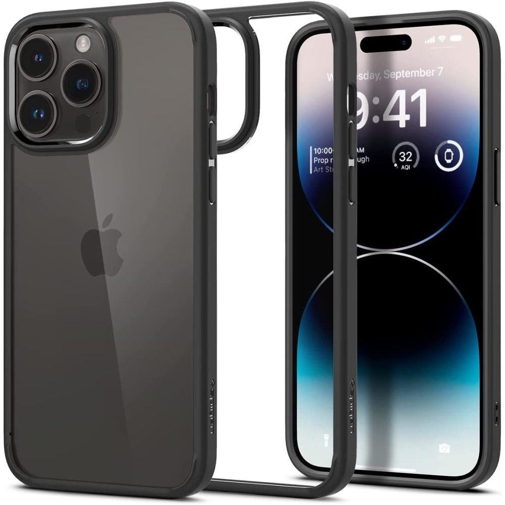 Pouzdro SPIGEN ULTRA HYBRID IPHONE 14 PRO MATTE černé