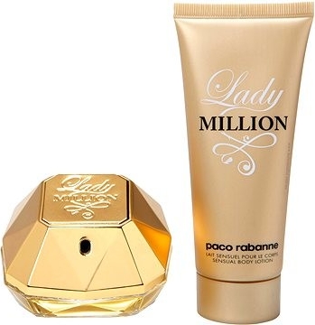 Paco Rabanne Lady Million EDP 80 ml + tělové mléko 100 ml dárková sada