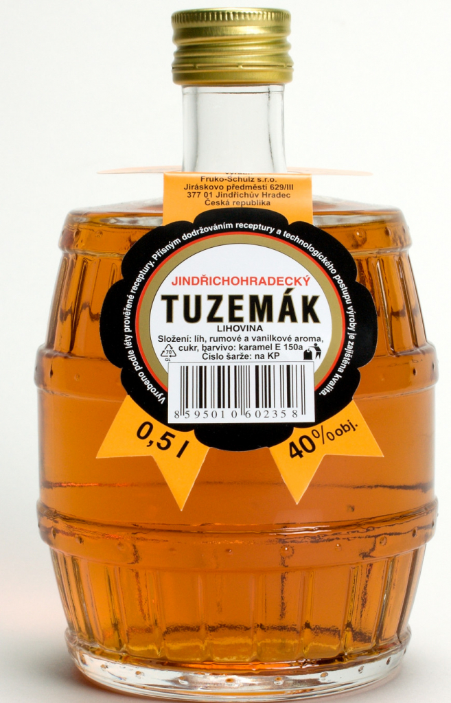 Jindřichohradecký Tuzemák Soudek 40% 0,5 l (holá láhev)