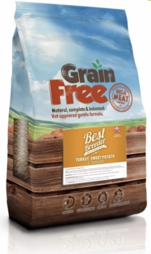 Best Breeder Grain Free Senior Turkey with Sweet Potato & Cranberry 2 x 12 kg
